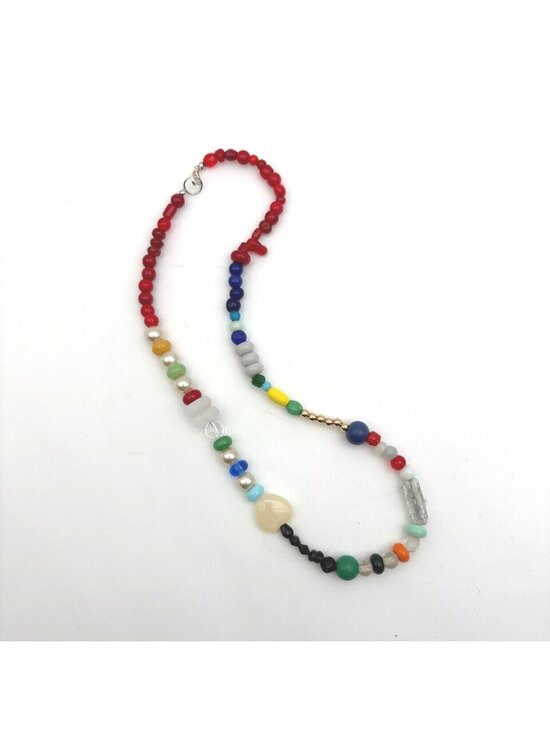 Handmade Jewelry - Handmade Multicolor Beaded Necklace